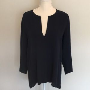 Theory Silk Tunic Blouse